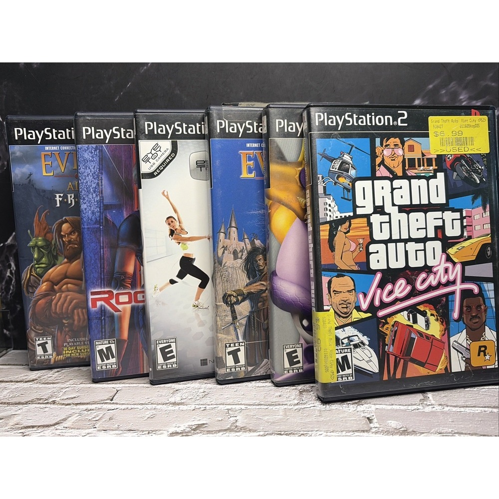 PlayStation 2 Lot Of 6 Games - Original Casing All CIB - T&W NM Disk